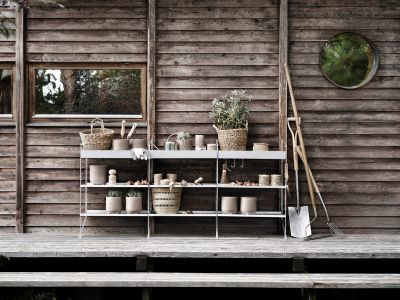 String Outdoor Shelving system Hx85 cm String Furniture